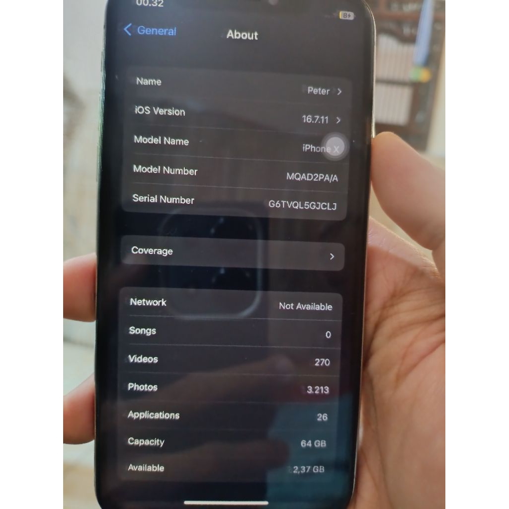 iphone x 64 ori ibox