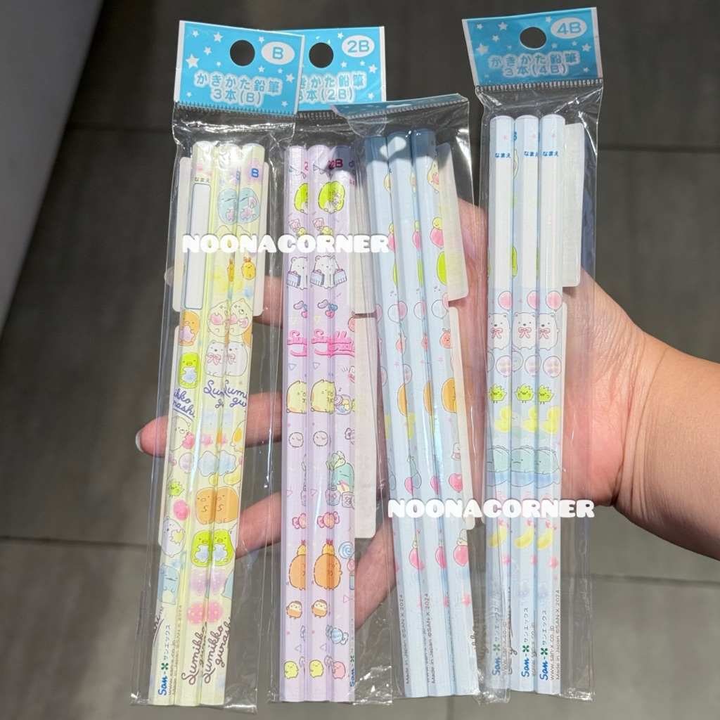 

Ohsome! x San-X‼️ Pensil HB / 2B / 4B Nakabayashi Ms Lutra Collections (1 Set isi 4)