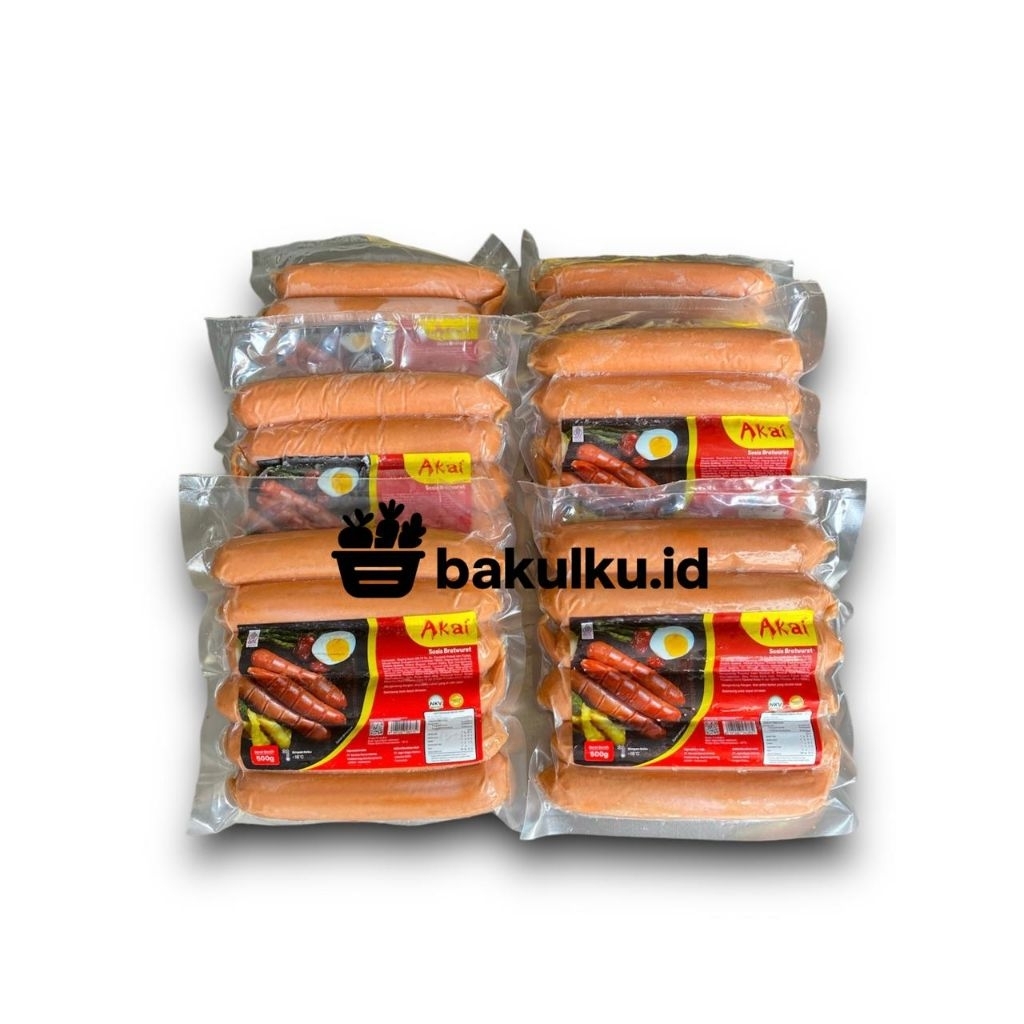

Sosis sapi Bratwurst Akai sosis sapi akai 500gr