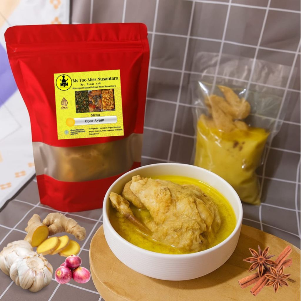 

Lauk AYAM OPOR 4 potong Matang Mateng Empuk Enak Gurih Nikmat Praktis Buatan Chef berpengalaman