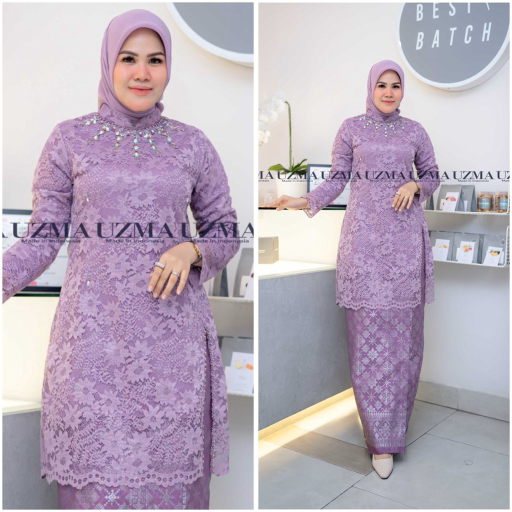 Atasan Saja Kebaya Payet Modern Brokat Baju Kurung  stelan Jumbo wanita kondangan