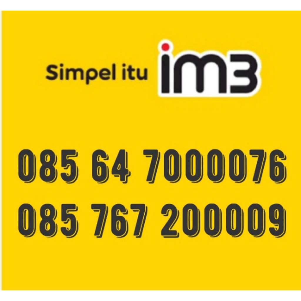 kartu perdana cantik Indosat mantap keren  0000