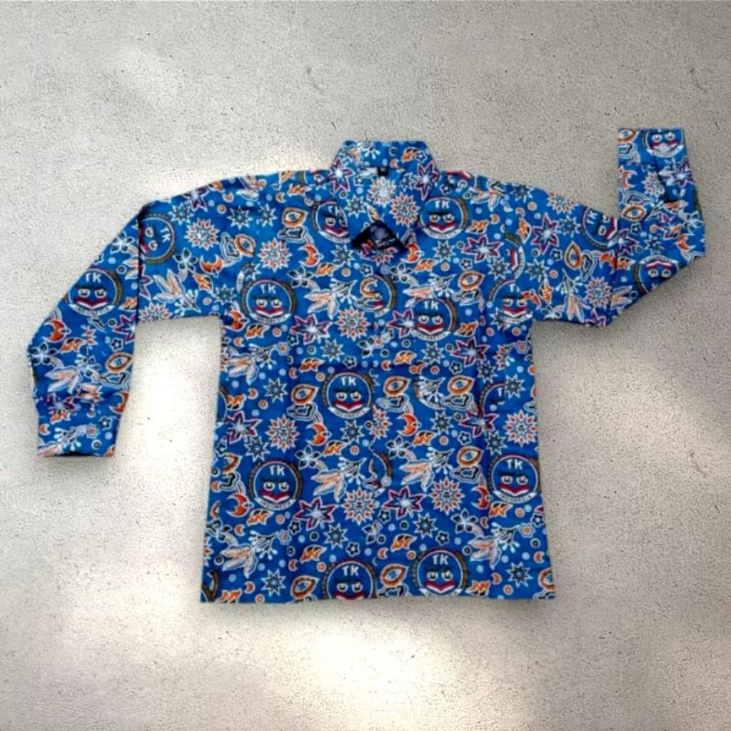 SERAGAM BATIK TK INDONESIA//TK NASIONAL(LENGAN PNAJANG)