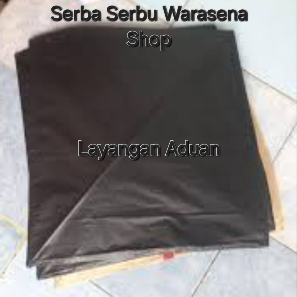 Layangan Aduan hitam Bahan Plastik hitam & Bambu Berkualitas