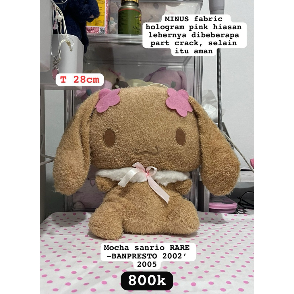 Boneka Mocha sanrio banpresto 2006 - Prelove