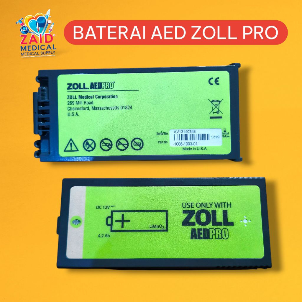 Battery AED Zoll/ Baterai AED Zoll Pro