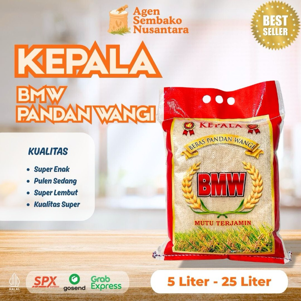 

BMW PANDAN WANGI—Nasi aromatik,penuh rasa,Berat 5kg / 10kg / 20kg