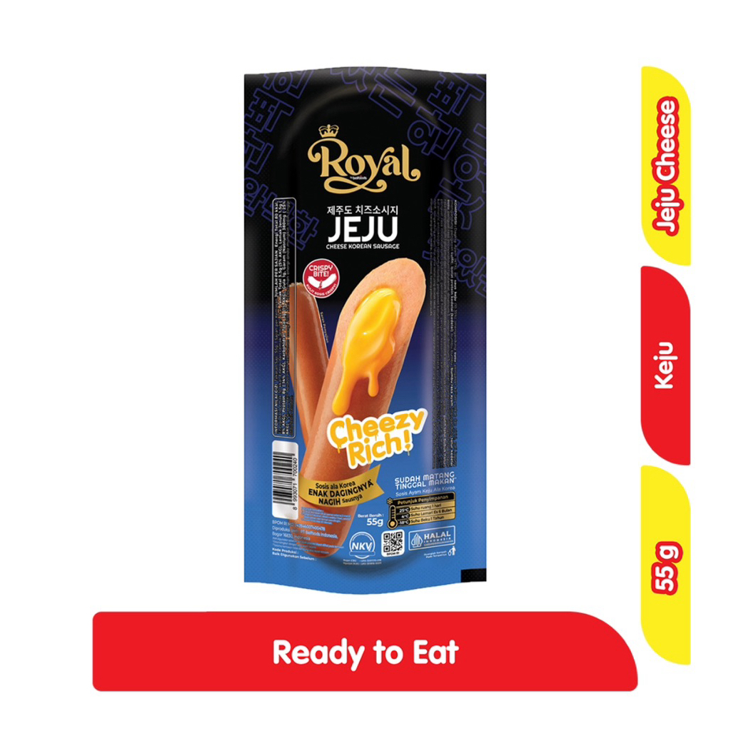 

Belfoods Royal Ready to Go Sosis Ayam Jeju Keju 55 g