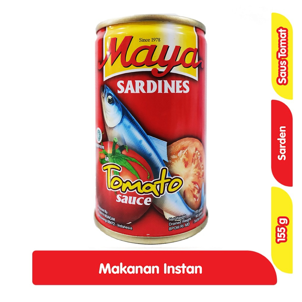 

Maya Sarden Kaleng 155 g