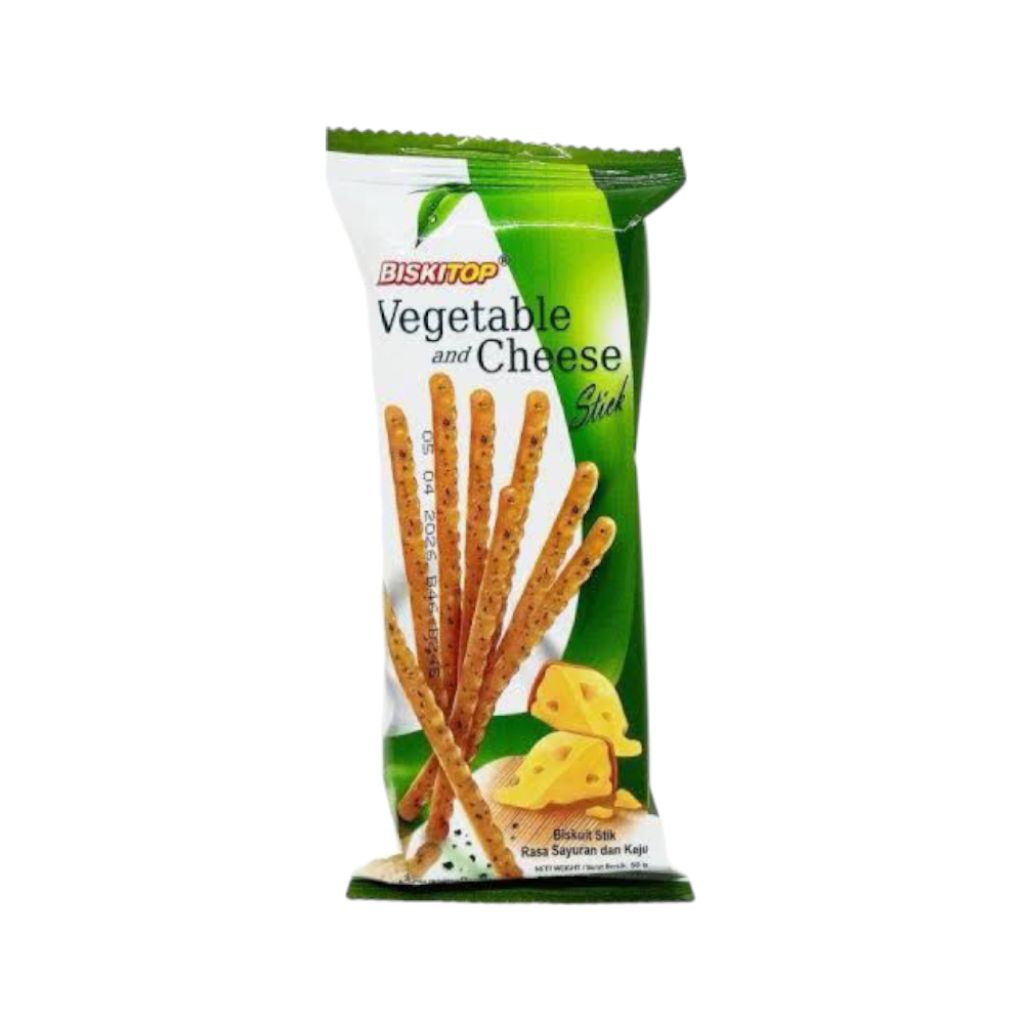 

TERMURAH Biskitop Vegetable & Cheese Stick 50g – Renyah Gurih Bikin Nagih!