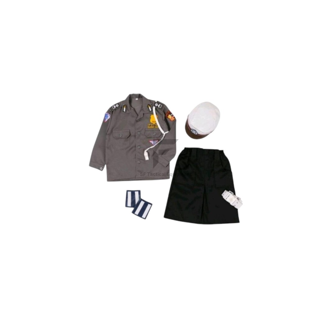 SF Tactical Seragam Polisi Anak Baju Anak Baju Polisi Anak Seragam Pocil Baju Profesi