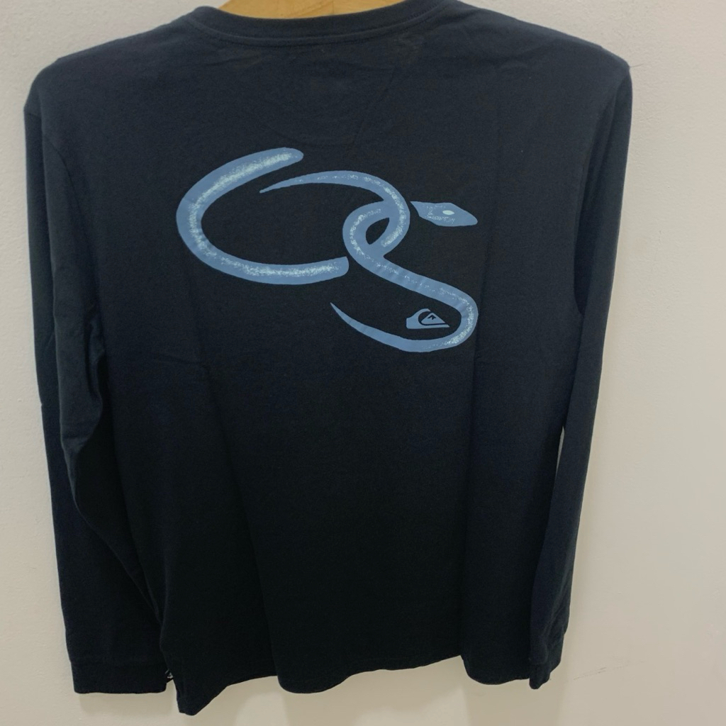 Kaos Lengan Panjang Pria Quiksilver Original Qs Snake Ls All Color New