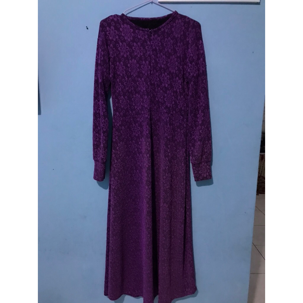 (Preloved) Gamis ungu