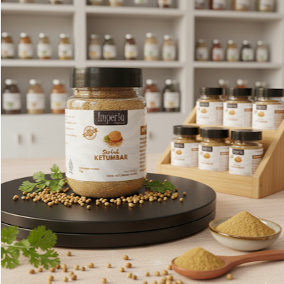 

KETUMBAR BUBUK, SEBUK KETUMBAR / KETUMBAR MURNI / BUMBU DAPUR – Tanpa Campuran ( kemasan 75 g)