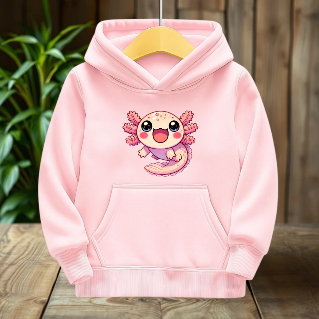 HOODIE SWEATER IKAN AXOLOTL HOODIE ANAK LAKI DAN PEREMPUAN