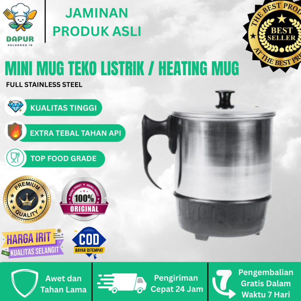 Mini Teko Panas Listrik,  Electric Heating Cup / Teko Listrik / Mug Elektrik 530