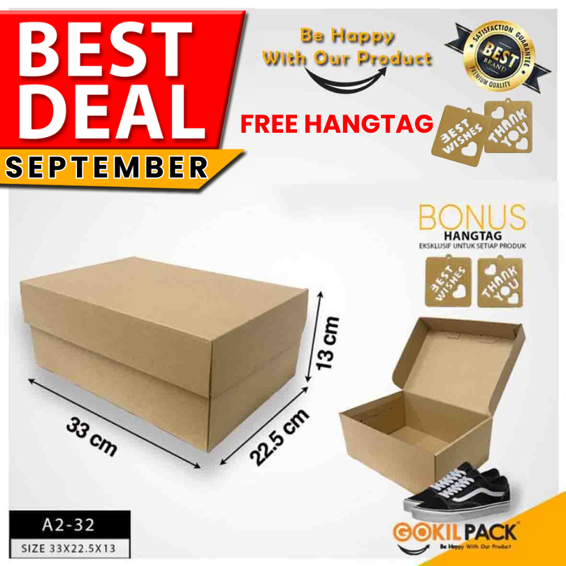 

Kotak Sepatu|Serbaguna|Murah|Dus|Box|Packaging|A2-32