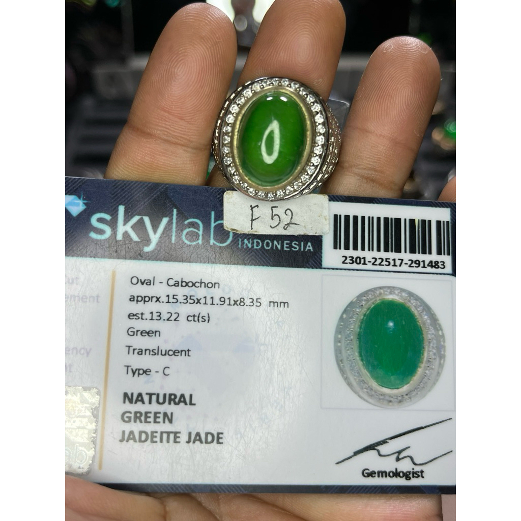 Giok Burma Tipe c sudah memo