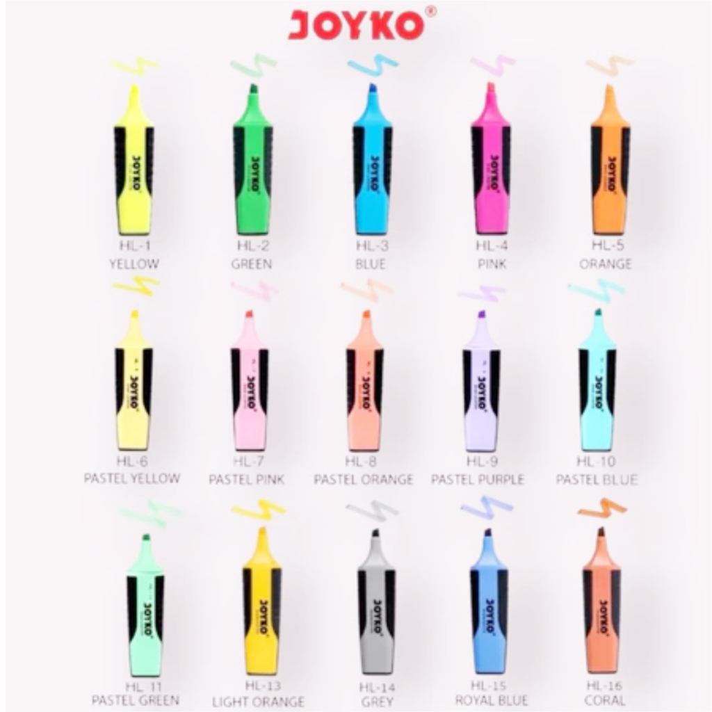 

Stabilo highlighter Joyko Penanda Berwarna,Stabilo/Textliner Joyko Original,STABILO