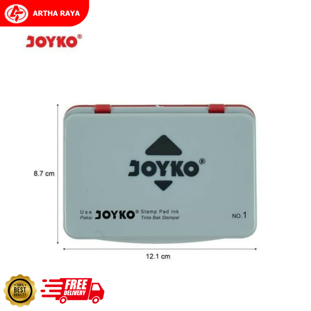 

Stamp Pad Polos Joyko No. 1 Besar / Bantalan Stampel Pcs / Bak Stempel Belum Isi Tinta