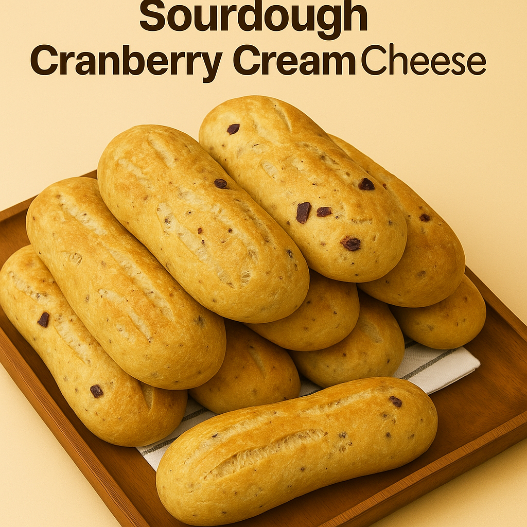 

Cranberry Cream Cheese Sourdough Bread - Roti lembut sourdough - Soft Sourdough
