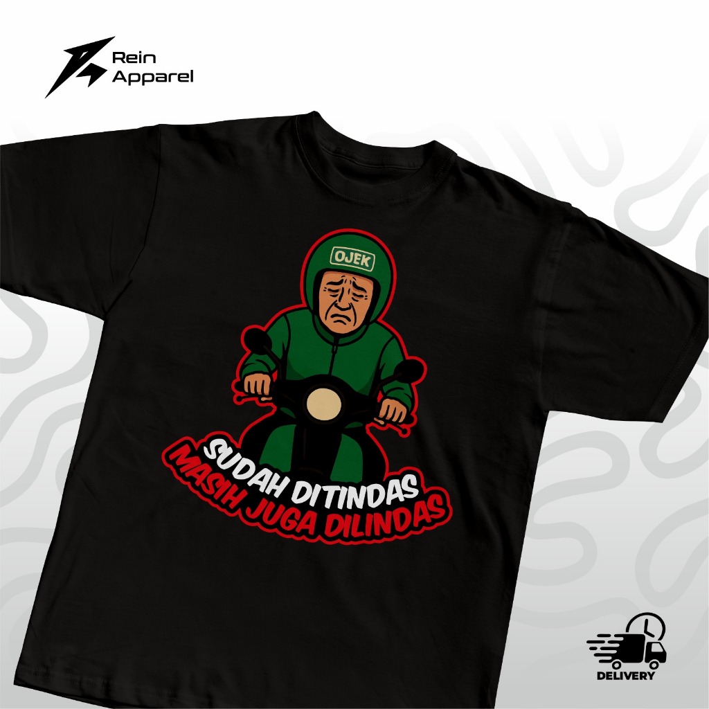 Kaos Ojol Dilindas Demo DPR Viral Brimob Affan Driver Pengemudi Ojek Gojek 2025