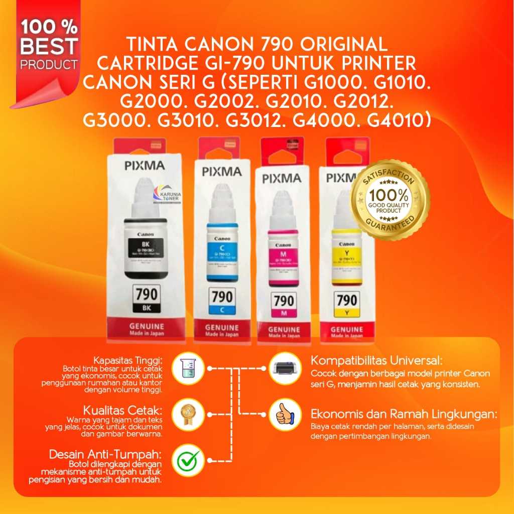 Tinta Printer Canon 790 Original