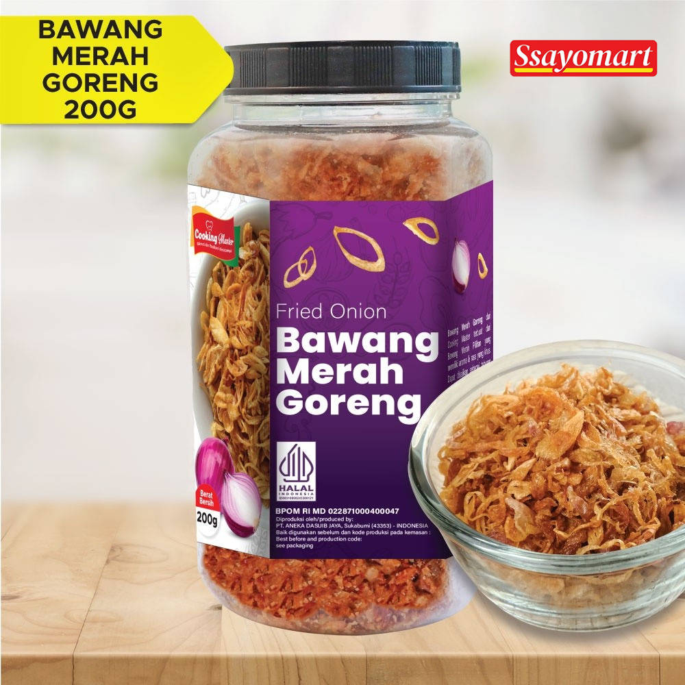

Bawang Merah Goreng / Fried Onion / Bawang Goreng Siap Saji Original 200g (BTL)