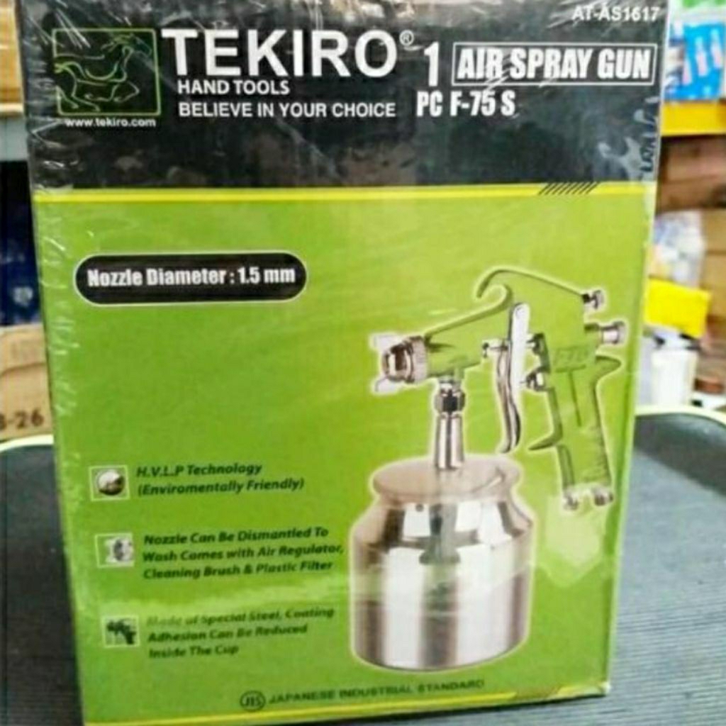 TEKIRO AIR SPRAY GUN F-75 S TABUNG BAWAH
