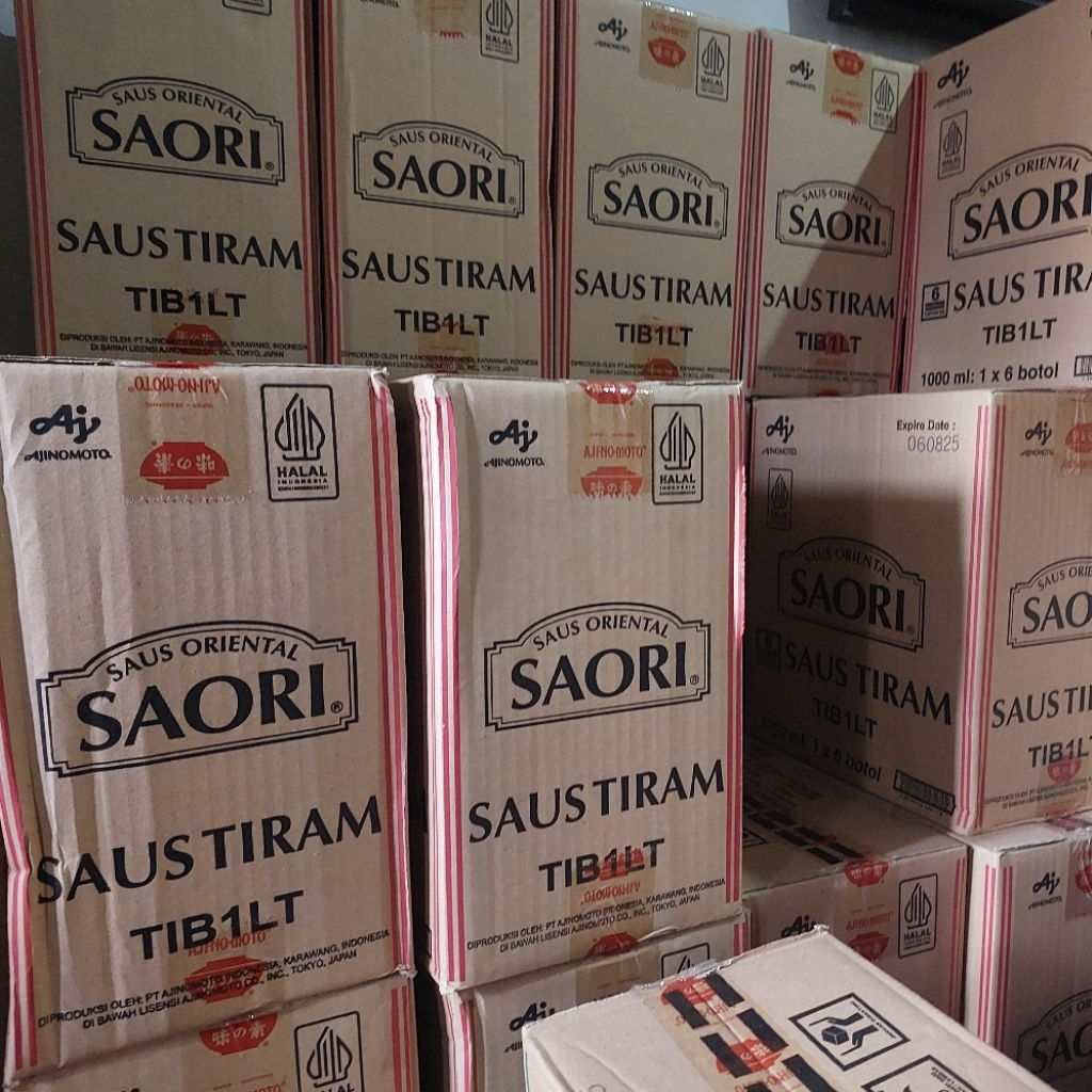 

Saori Saus Tiram 1 liter ( 1 dus isi 6 )