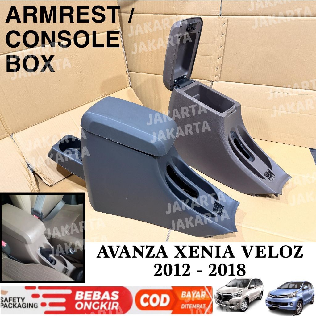 Console Consule Armrest All New Avanza Xenia Veloz 2012 2013 2014 2015 2016 2017 2018 Konsol Box Moc