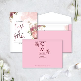 

link 100pcs undangan warna pink