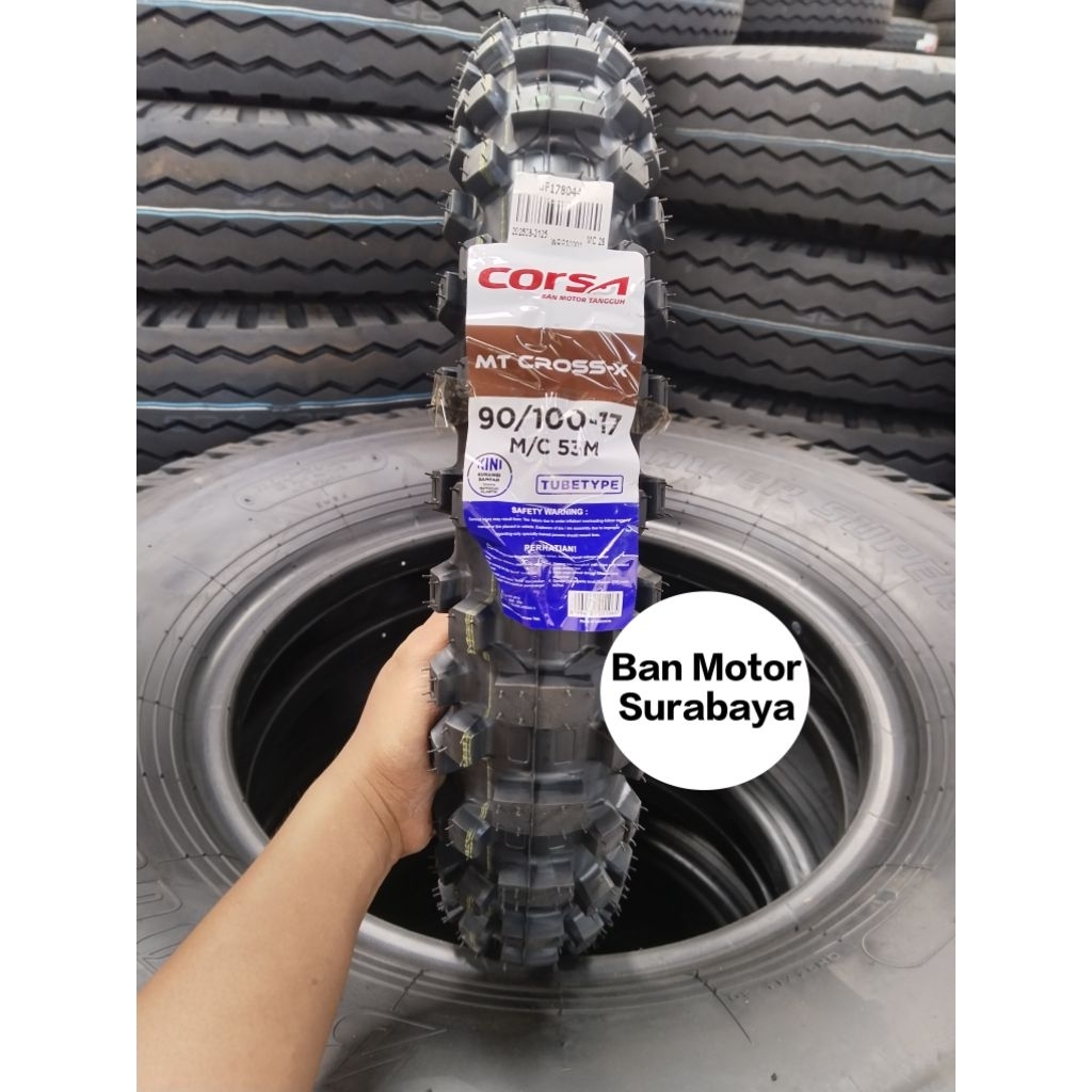 Promo Terlaris (Bisa COD) Ban Corsa 90/100-17 MT CROSS X TUBETYPE ori baru termurah Trail KLX CRF WR