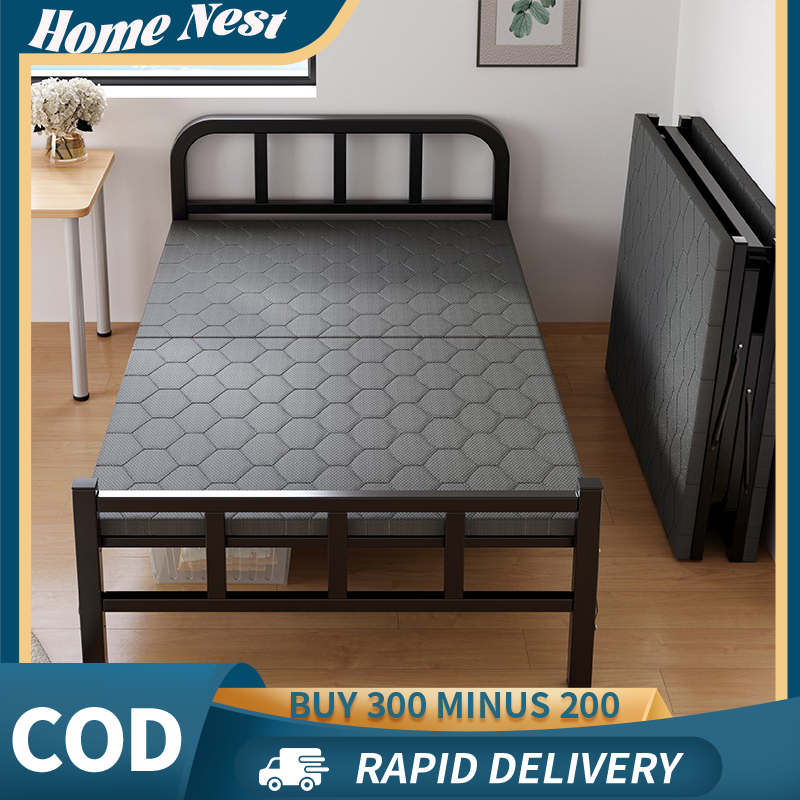 Tempat Tidur Lipat Dipan Tempat Tidur Ranjang Lipat Ranjang Besi Lipat Folding Bed Portabel Tidak