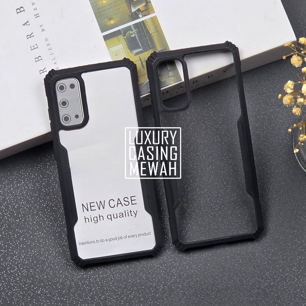 Premium Luxury Case Armor Shockproof Fusion Casing Samsung S20 Samsung S20 FE Samsung S20 Plus Samsu