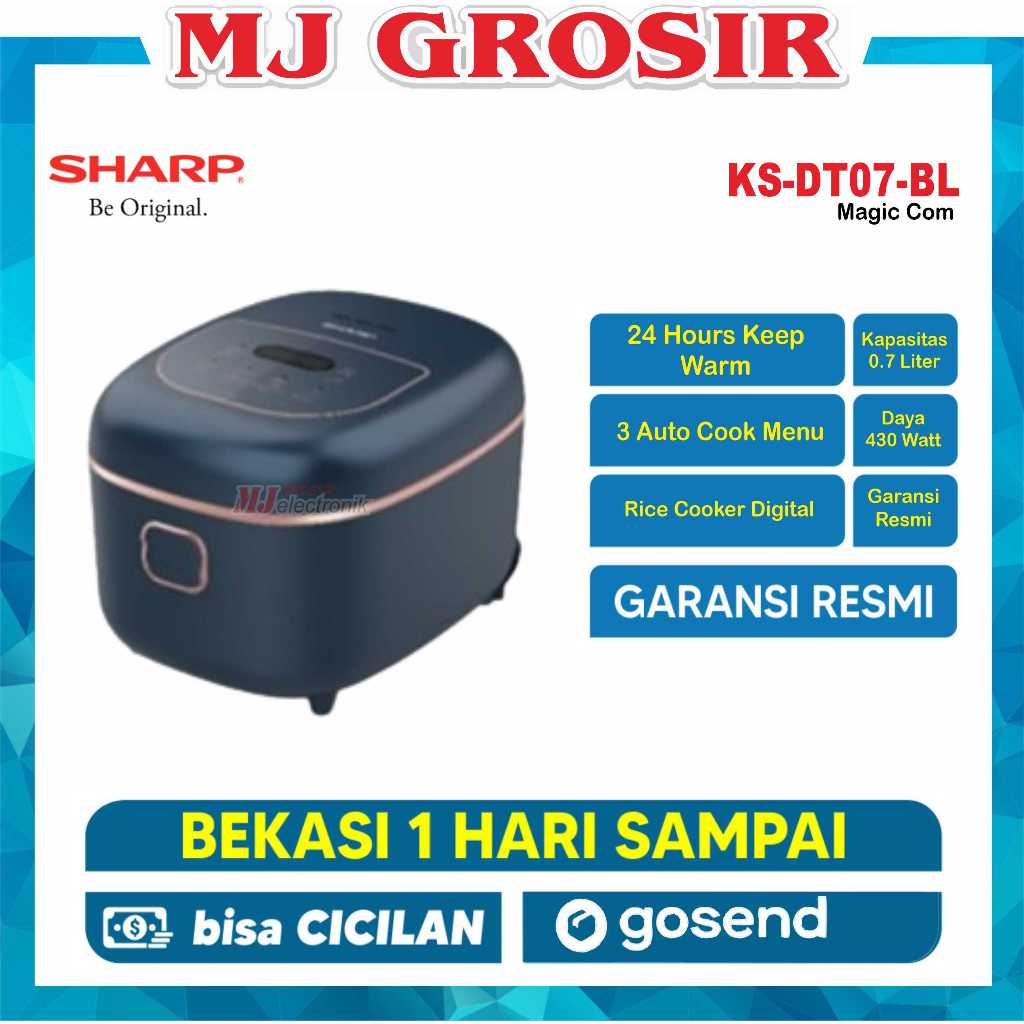 MAGIC COM SHARP KSG 18 MH KS-G18MH / KS-DT07-BL PENANAK NASI SERBAGUNA