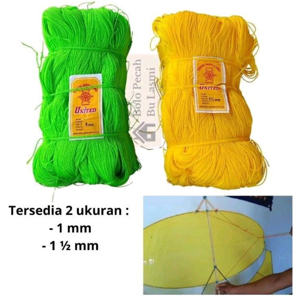 

BL - (Panjang -/+ 150 meter) / Tali Tambang Tampar 1 mm dan 1,5 mm / Tali Layang-layang / Tali Tukang Bangunan / Tali Pertanian