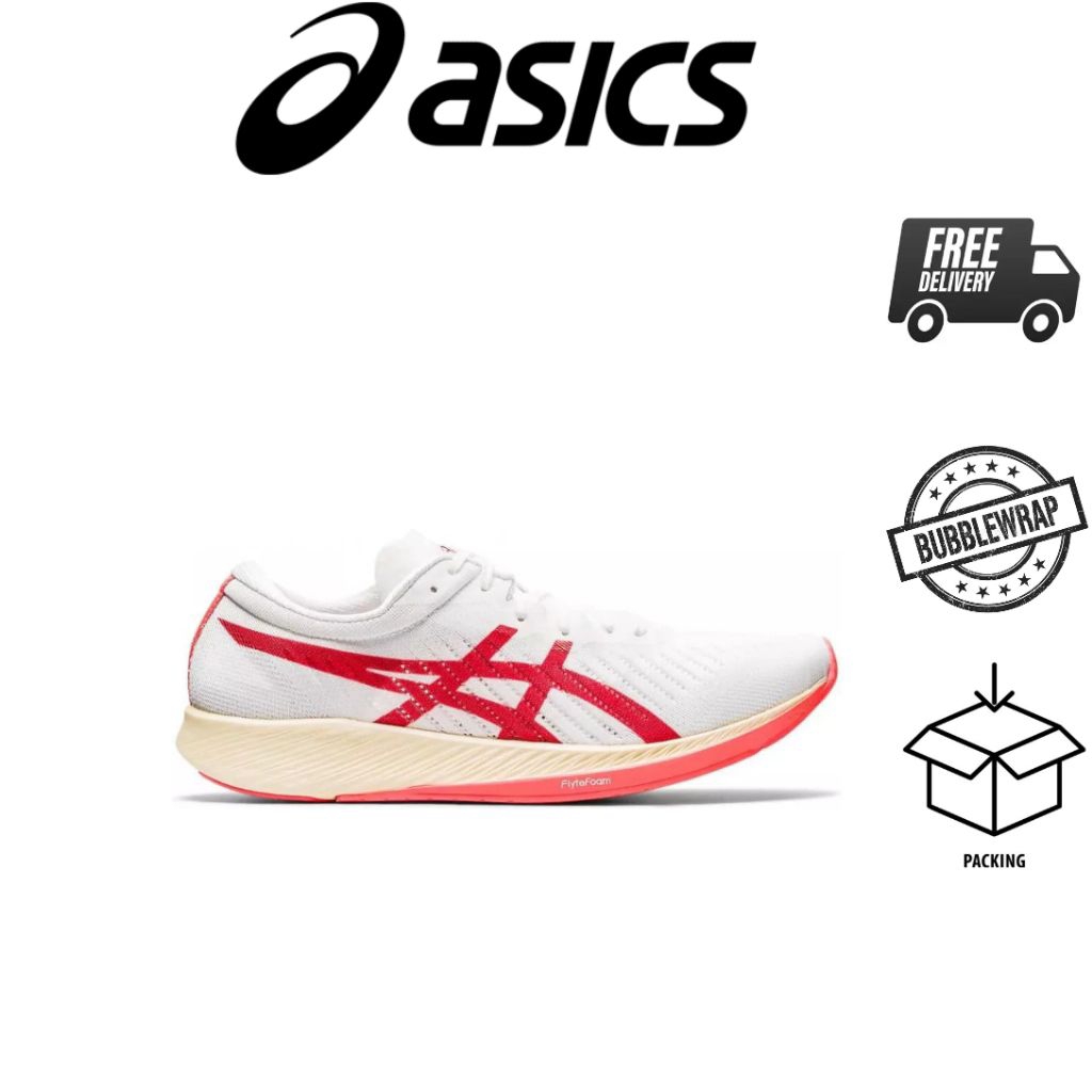 Sepatu Running Asics Metaracer Red White