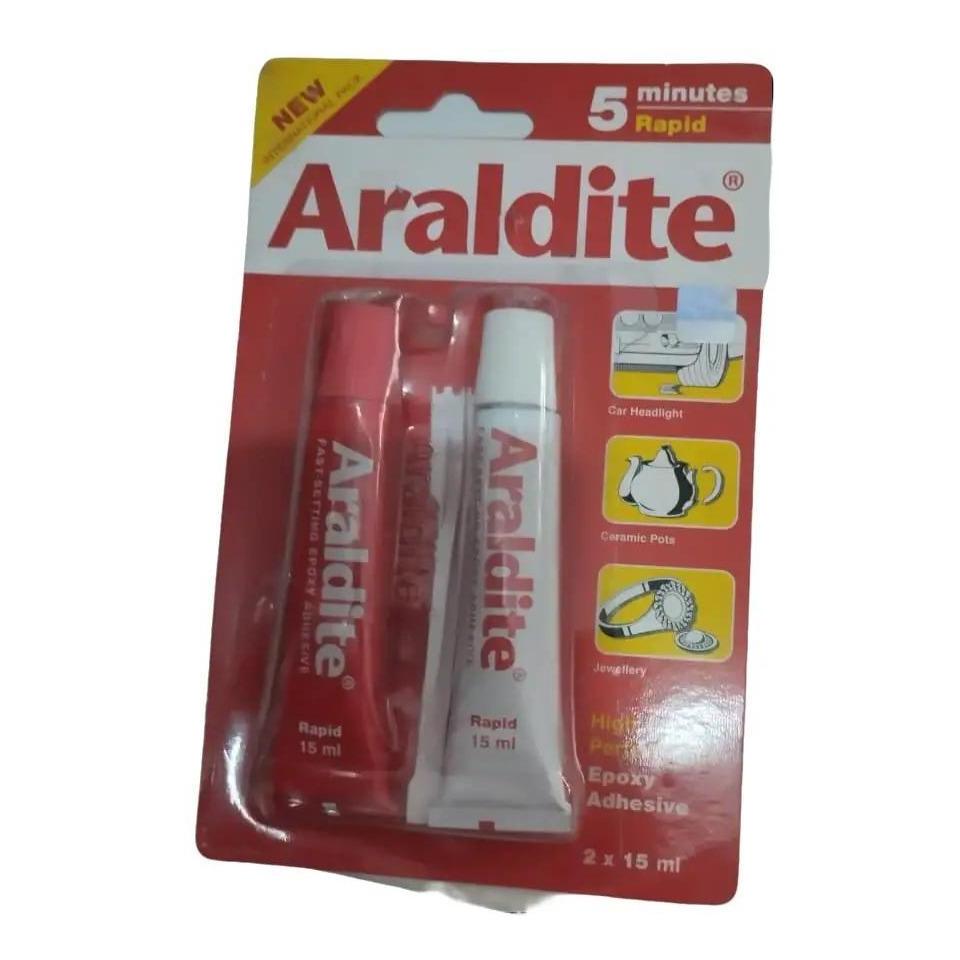 LEM ARALDITE Cocok Untuk Lem Besi,Lem Mesin,Lem Plastik Kuat Dan Tahan Panas High Quality & 100% Ori