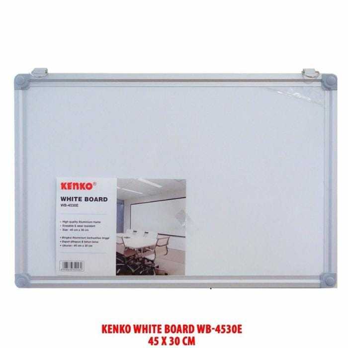 

PAPAN TULIS MAGNETIK 45 x 30 cm KENKO MAGNETIC WHITE BOARD WB 4530E