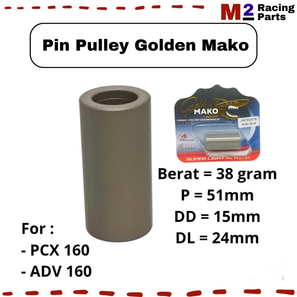 Pin Pulley Golden Mako Superlight PCX 160 ADV 160 Stylo Vario 160