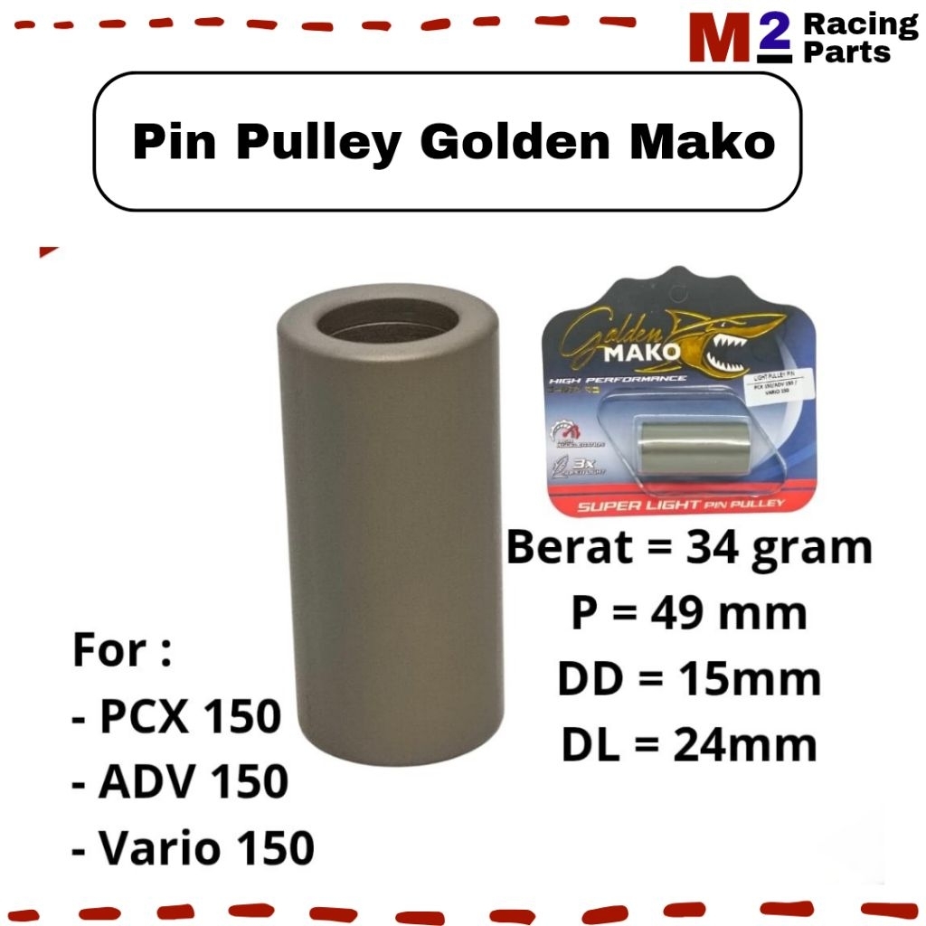 Pin Pulley Golden Mako Superlight PCX 150 ADV 150 Vario 150