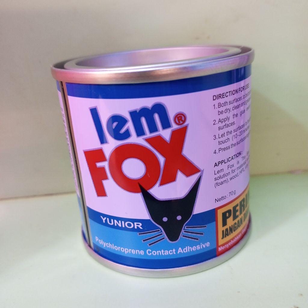 

LEM FOX KALENG 70 G | LEM PUTIH | LEM KAYU | LEM LENGKET | LEM SERBAGUNA