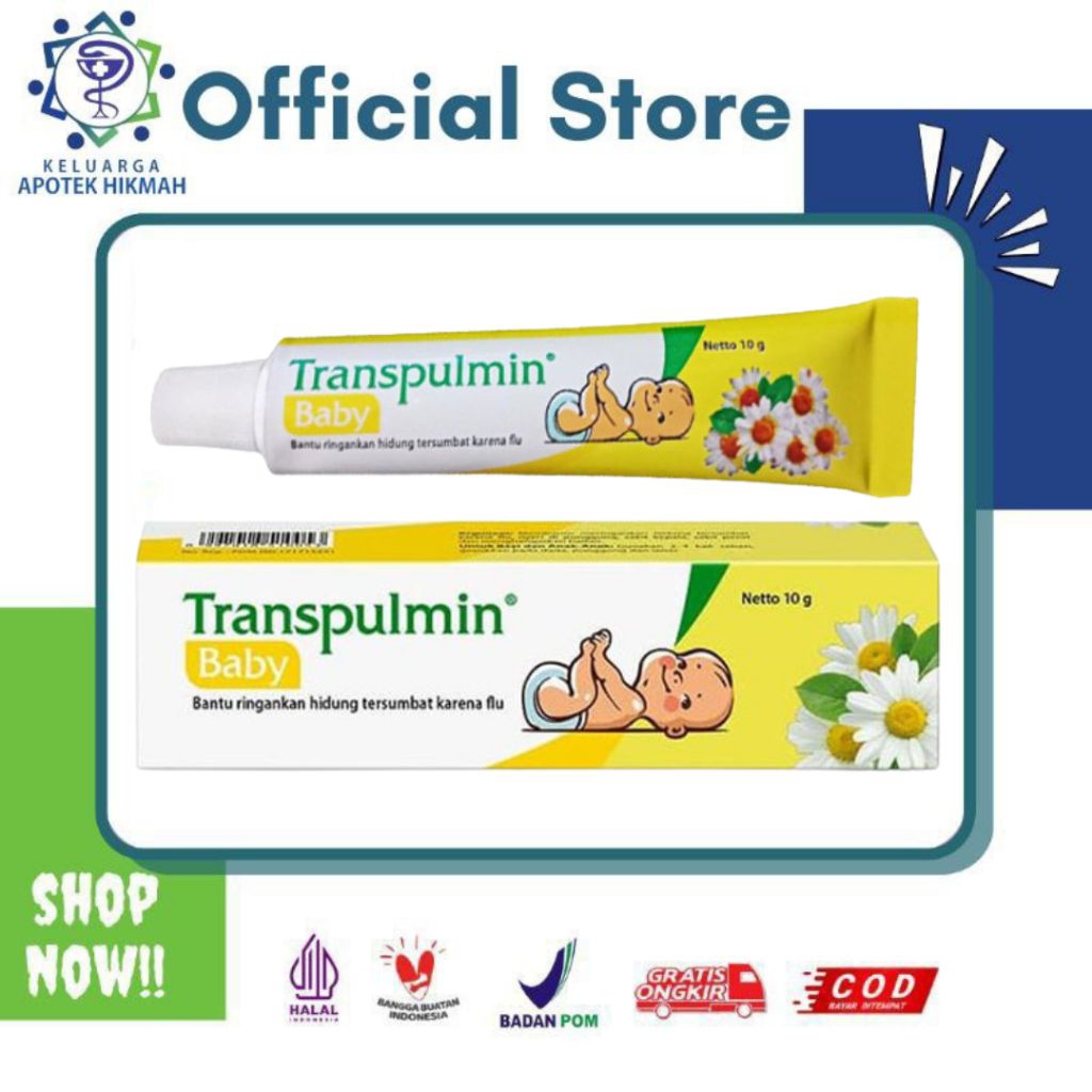 Transpulmin baby 5 gr 10 gr 20 gr salep cream kesehatan bayi