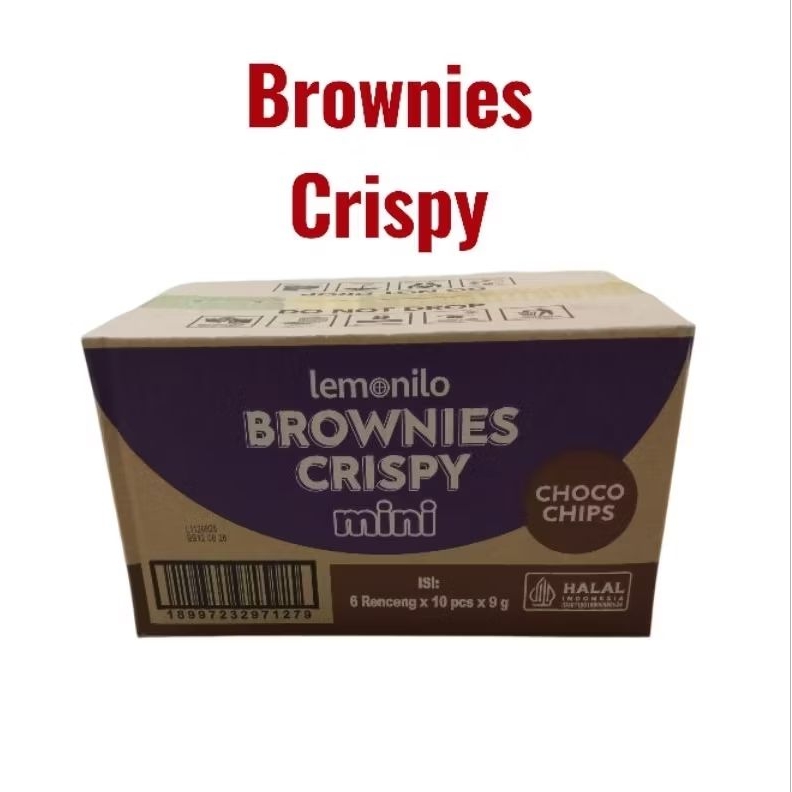 

Baru !!! Lemonilo - Brownies Crispy Mini Choco Chips, Kartonan ( 1 dus isi 6 renceng)