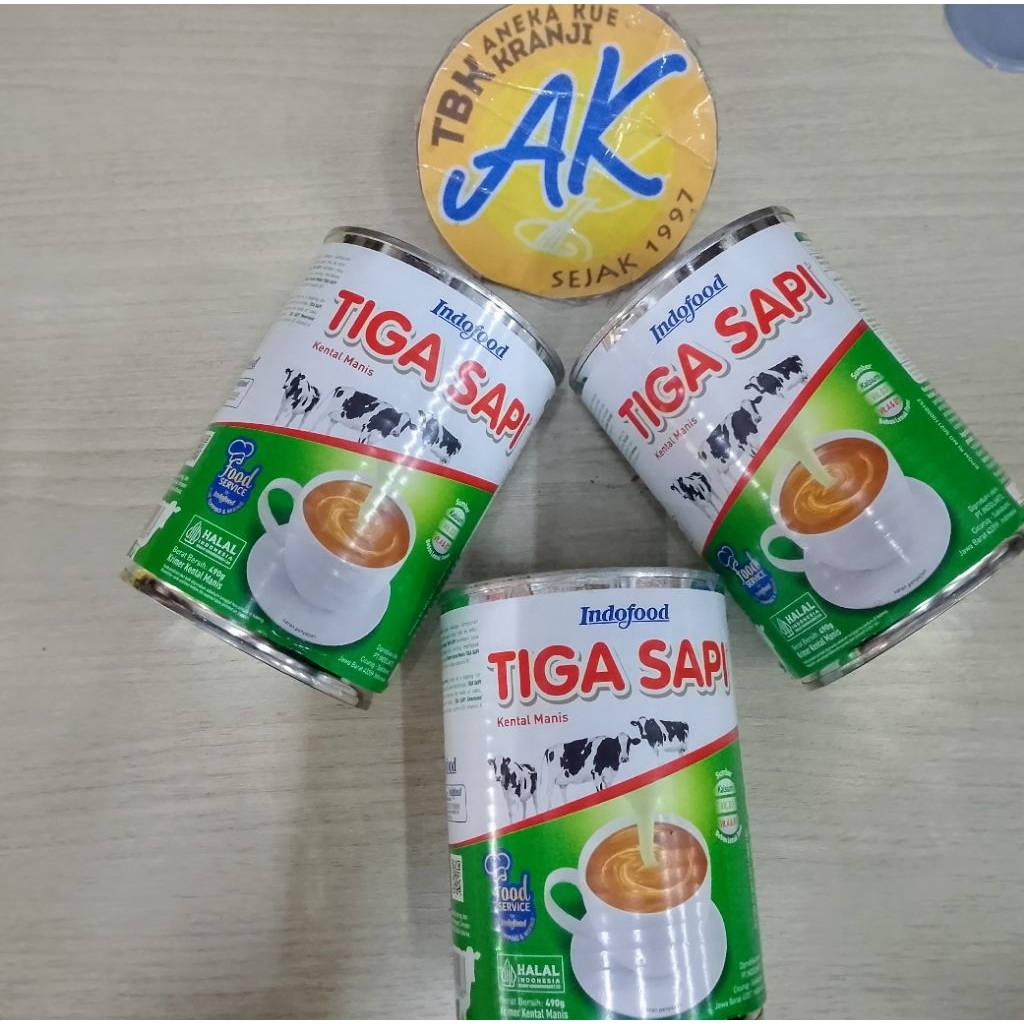 

SUSU KENTAL MANIS TIGA SAPI / TIGA SAPI SUSU KENTAL MANIS 480GRAM