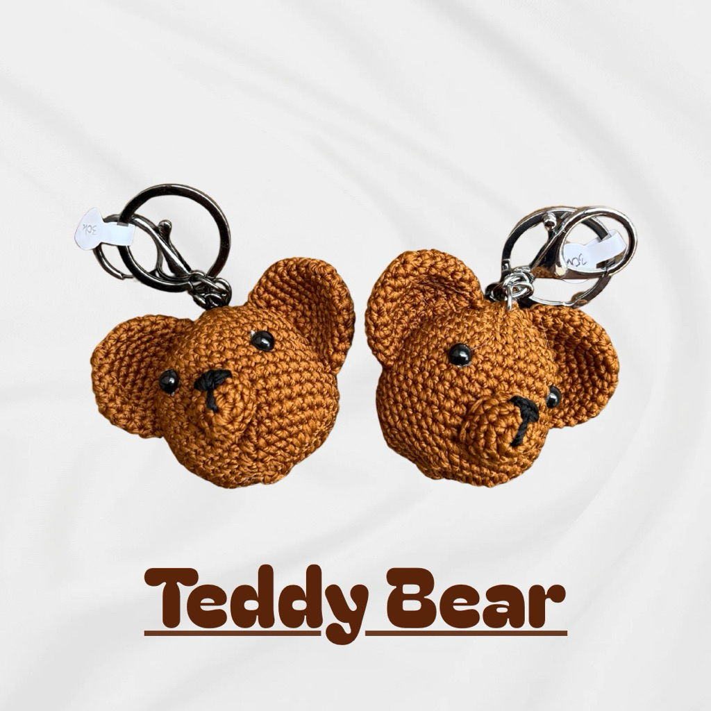 Teddy Bear Keychain Crochet