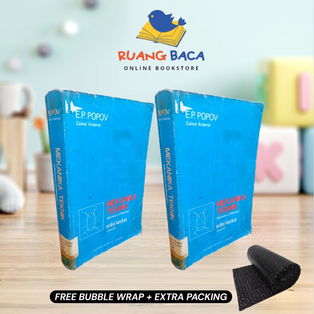 ORIGINAL SECOND BUKU MEKANIKA TEKNIK EDISI KEDUA VERSI SI - E.P. POPOV