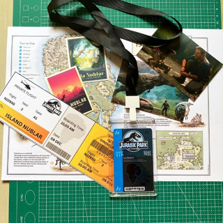 

Jurassic World File Map REPLICA Jurassic Park Set