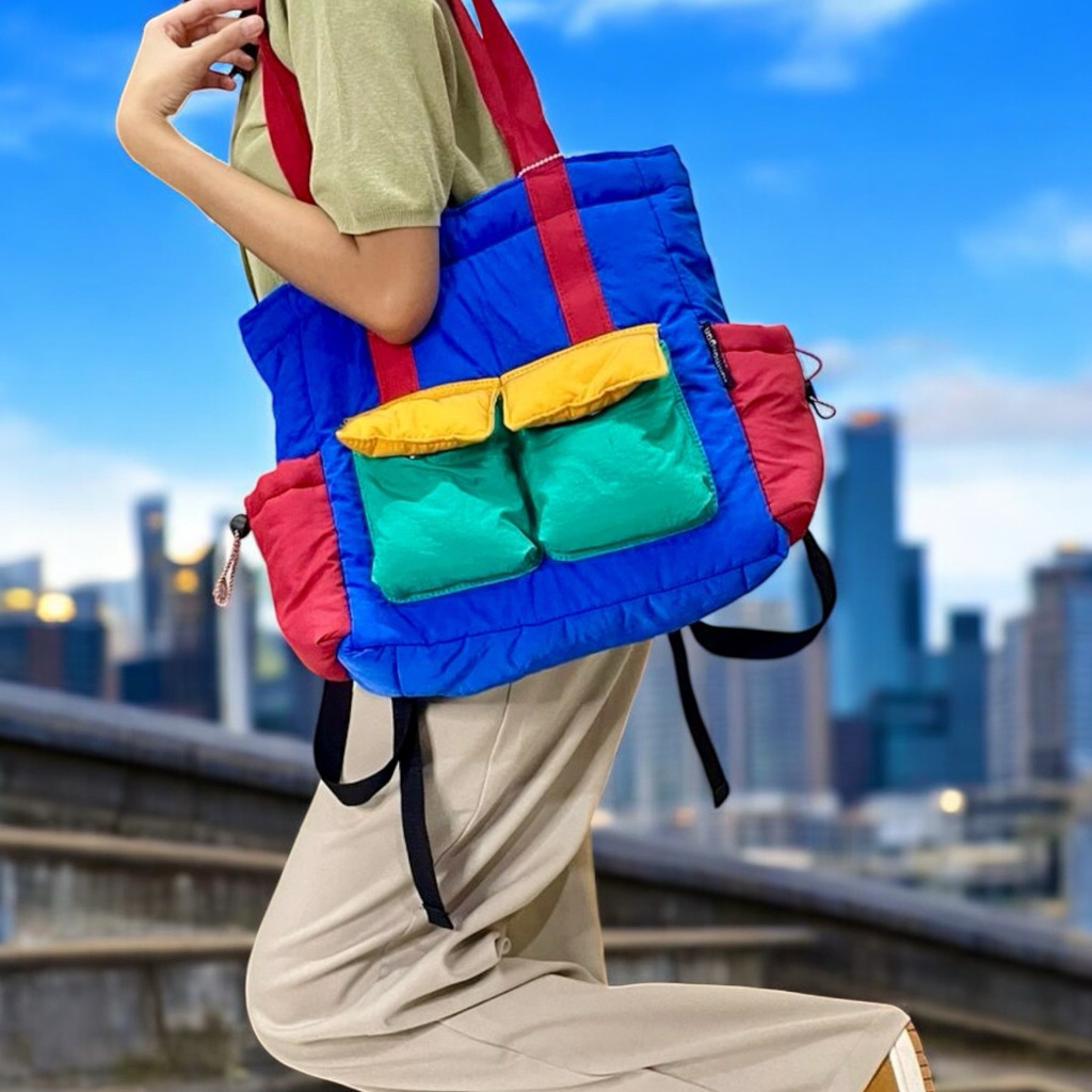 Kanthongan | Kenzo Totepack 2 in 1 - Tas Ransel Totebag Nilon Waterproof Premium